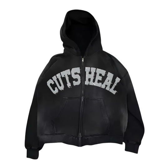 Cuts Heal Washed Hoodie